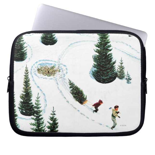 Funda Para Portátil Corte del árbol (Frente)