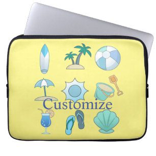 Funda Para Portátil Cosas de vida en la playa Thunder_Cove
