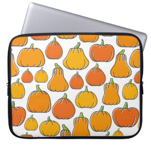 Funda Para Portátil Cosecha de calabaza sin costuras. Orano maduro