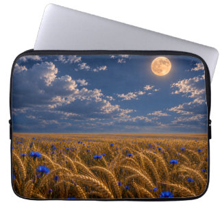 Funda Para Portátil Cosecha Dorada de Luna