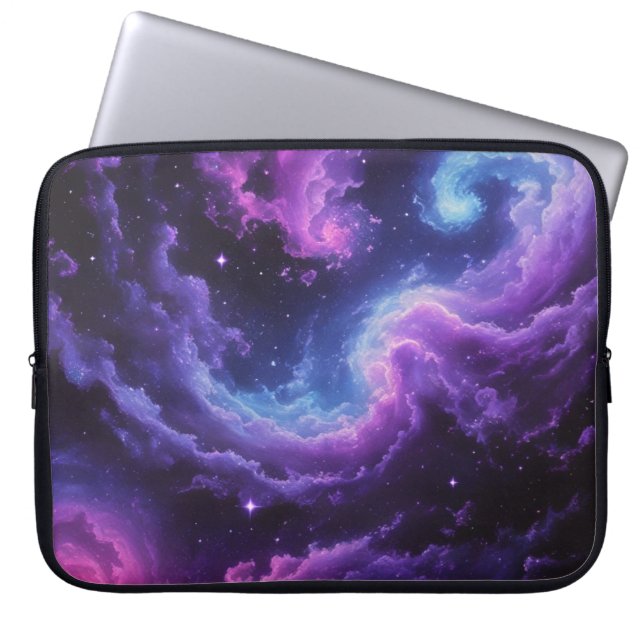 Funda Para Portátil Cosmic Galaxy Nebula Abstract Space Art Design (Frente)