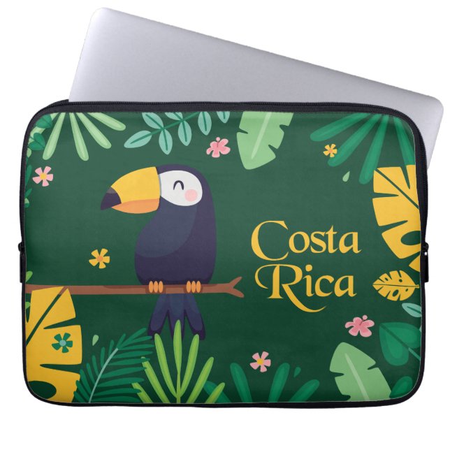 Funda Para Portátil Costa Rica Toucan (Frente)