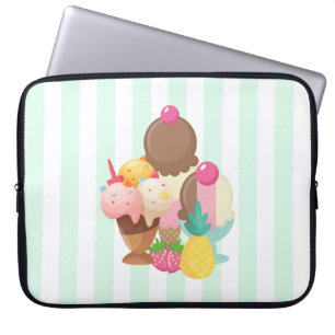 Funda Para Portátil Costas de helado con rociadores