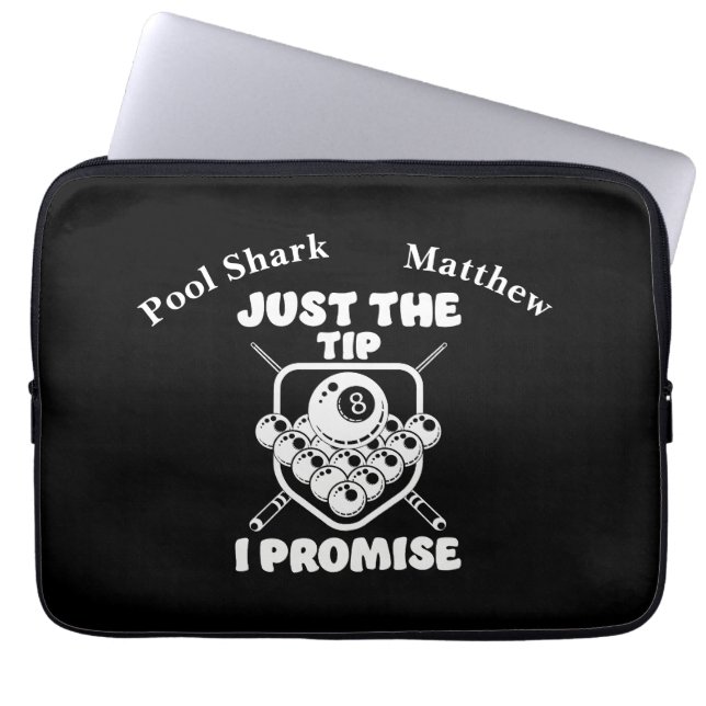 Funda Para Portátil Cotizaciones de billares para jugadores (Frente)