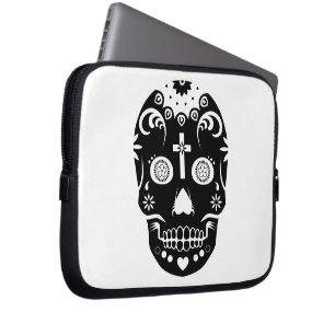 Funda Para Portátil cráneo de azúcar