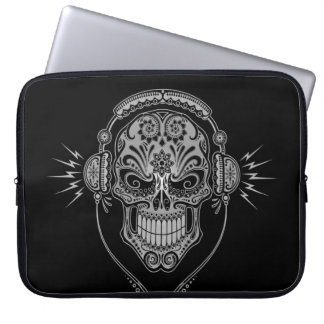 Funda Para Portátil Cráneo del azúcar de DJ, oscuro