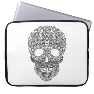 Funda Para Portátil Cráneo humano inspirado