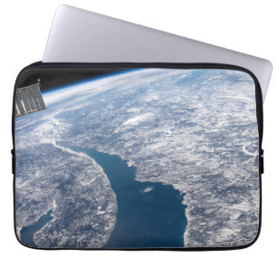 Funda Para Portátil Cráter Manicouagan Y El Río St. Lawrence
