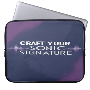 Funda Para Portátil Crea tu firma sónica opción 2