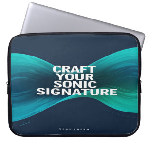 Funda Para Portátil Crea tu firma sónica opción 3