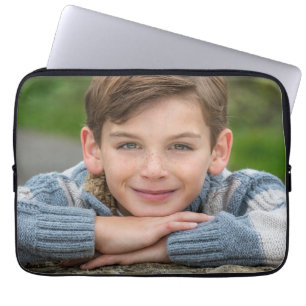 Funda Para Portátil Crea tu propia foto de hijo personalizada doble ca
