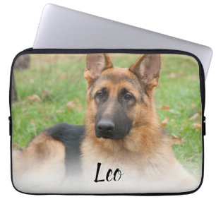 Funda Para Portátil Crea tu propia foto de mascota con nombre personal