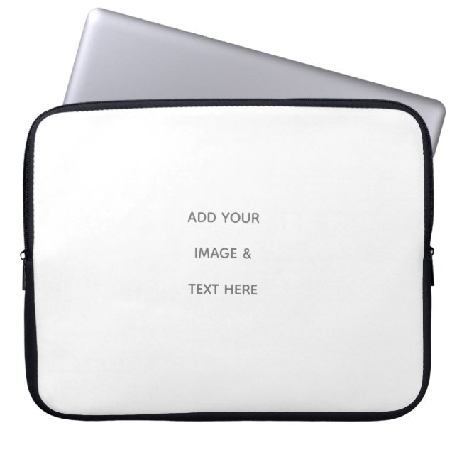 Funda Para Portátil Crea tu propio blanco (Frente)