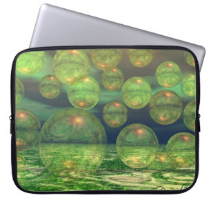 Funda Para Portátil Creación de la primavera - verde y renovación de