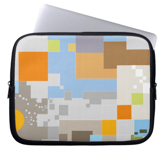 Funda Para Portátil Creación de patrones abstractos (Frente)