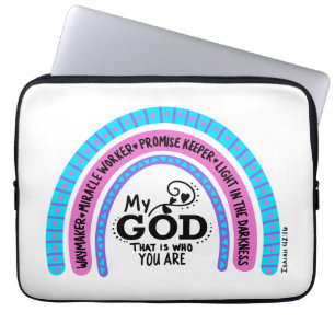 Funda Para Portátil Creador de caminos Obrero de milagros Mi Dios eso 