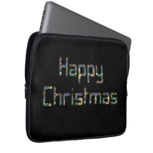 Funda Para Portátil Crear sus propios primeros Navidades felices