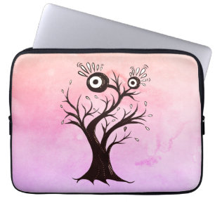 Funda Para Portátil Creatividad de árbol loco arte de tinta fantasía r