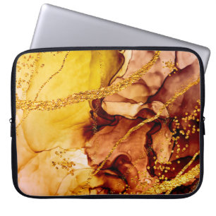Funda Para Portátil Creatividad única. Arte y oro. Inspirado por el ci