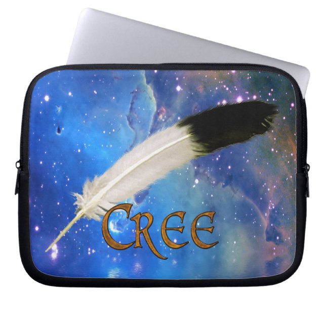 Funda Para Portátil CREE Nation & Feather Space Laptop Sleeve (Frente)