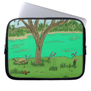 Funda Para Portátil Creek con manga de portátil de árbol