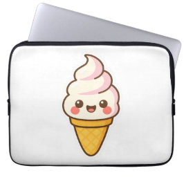 Funda Para Portátil Crema de hielo de Kawaii dulce