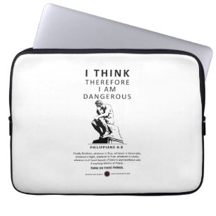 Funda Para Portátil Creo que por lo tanto soy peligroso