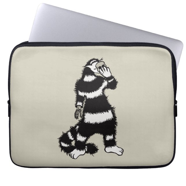 Funda Para Portátil Crepúsculo gato creativo Skeleton mano máscara de  (Frente)