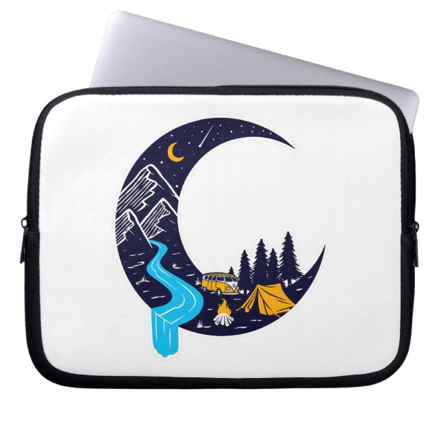 Funda Para Portátil Crescent Moon Adventure Camping (Frente)