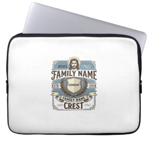 Funda Para Portátil Cresta del apellido de Jesús Cresta del apellido d