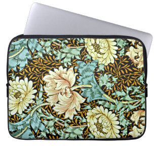 Funda Para Portátil Crisantemo, William Morris vintage,
