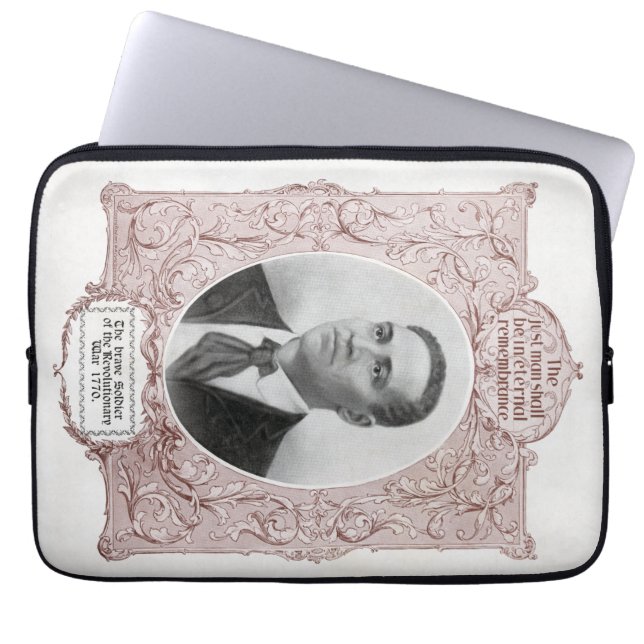 Funda Para Portátil Crispus Attucks: Mártir de la Revolución Americana (Frente)