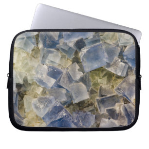 Funda Para Portátil Cristales azules del fluorito en matriz
