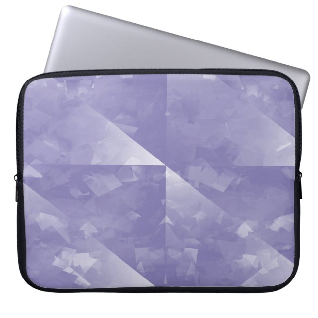 Funda Para Portátil Cristales de lavanda... (Frente)