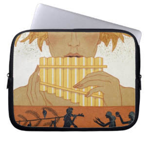 Funda Para Portátil Critique al gaitero, ilustracion de "Les Mythes"