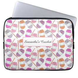 Funda Para Portátil Crochet Craft Yarn