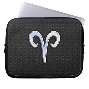 Funda Para Portátil Cromado como Aries Zodiac Símbolo Snake Skake Styl