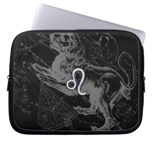 Funda Para Portátil Cromo como Rótulo del zodiaco de Leo en Hevelius