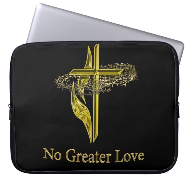 Funda Para Portátil Cruces cristianas (Frente)