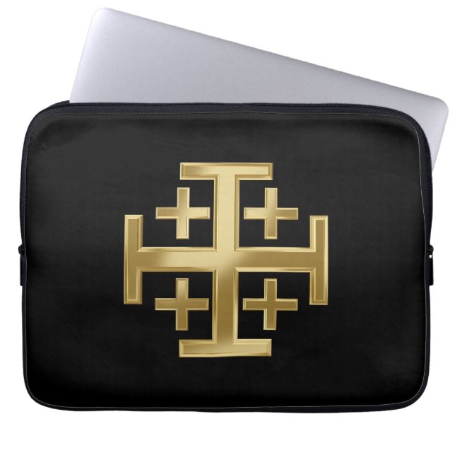 Funda Para Portátil Cruz cristiana (Frente)