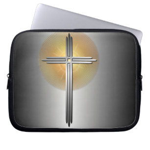 Funda Para Portátil Cruz cristiana