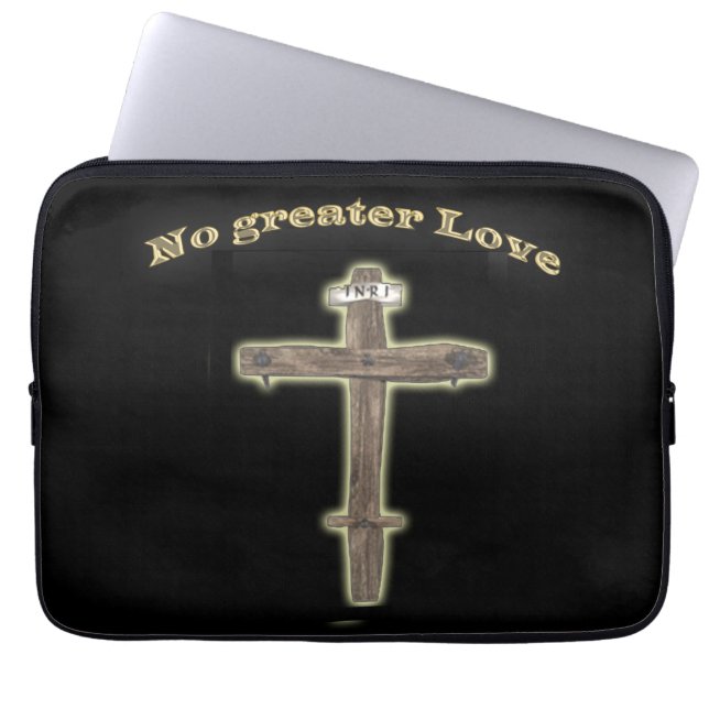 Funda Para Portátil Cruz cristiana (Frente)