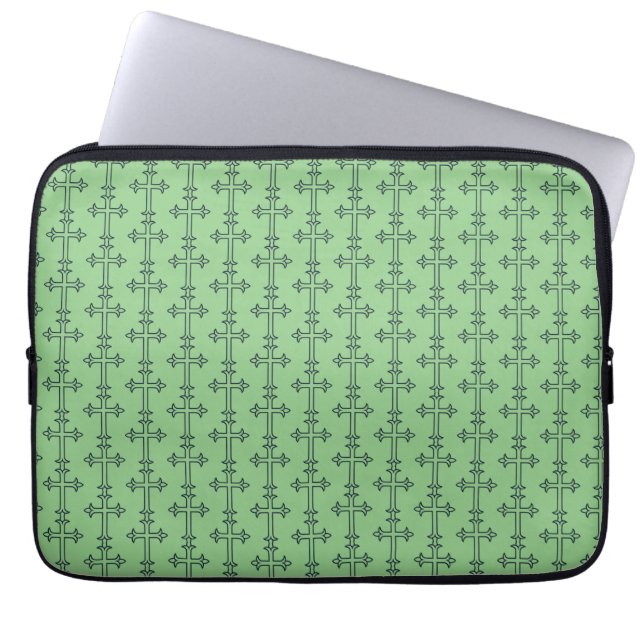 Funda Para Portátil Cruz cristiana típica (Frente)