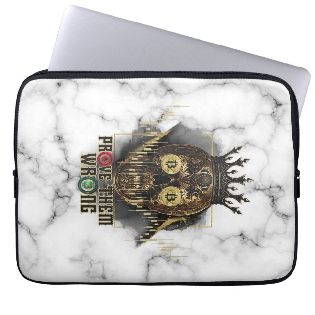 Funda Para Portátil Crypto Motivation | Bitcoin | Prove them wrong  (Frente)