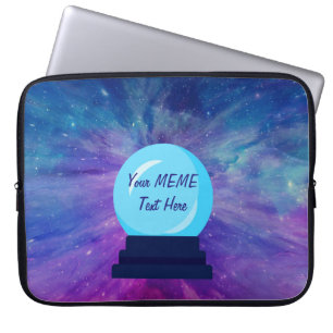 Funda Para Portátil Crystal Ball Crea tu propio MEME
