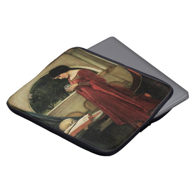 Funda Para Portátil Crystal Ball por John William Waterhouse (Superior anverso)