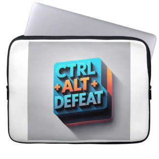 Funda Para Portátil "Ctrl+Alt+Defeat" tongue-in-cheek