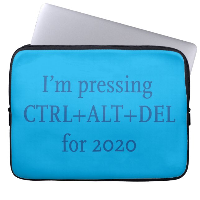 FUNDA PARA PORTÁTIL CTRL + ALT + DEL 2020 (Frente)