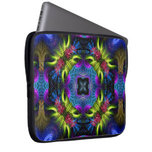 Funda Para Portátil Cuaderno de Arte Mágico de Mandala Fractal