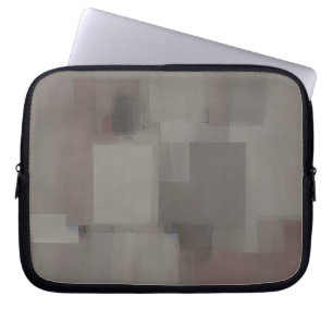 Funda Para Portátil Cuadrados abstractos tonos terrosos